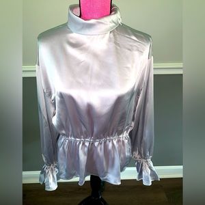 VHNY Silver SILK Top NWT
